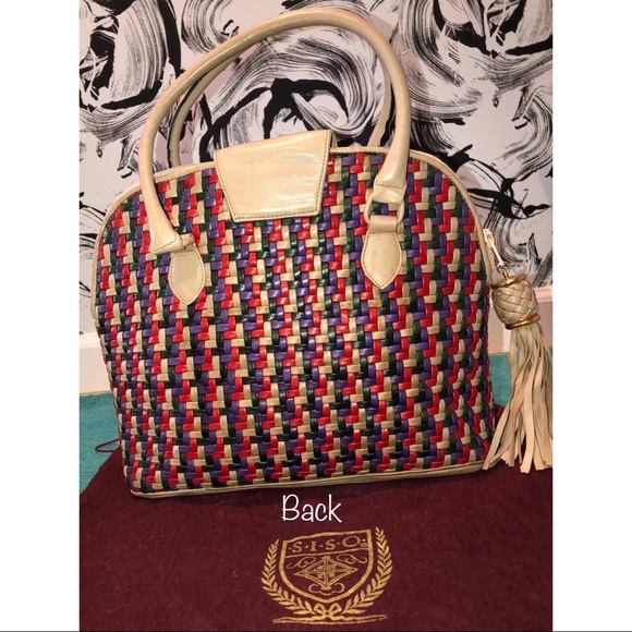 SISO Authentic Italian leather handbag - Picture 2 of 8